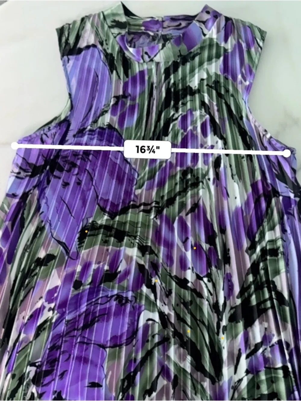 Lane Bryant Pleated Floral Blouse – Size 14/16 New -no tags - Picture 3 of 7